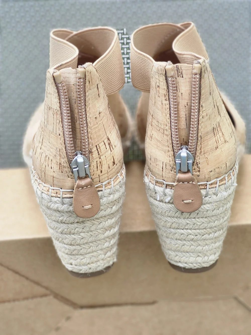 Gentle Souls Kenneth Cole Colleen Cork Wedges 6M